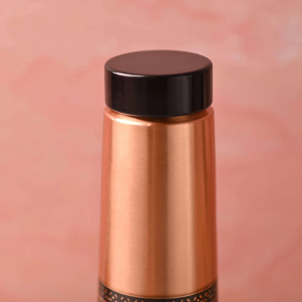 Copper Premium Pen Sparkle Bottle (10.5 Inch) Vedansh Craft