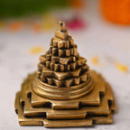 Brass Superfine Maha Meru Shree Yantra (2.5 Inch) Vedansh Craft