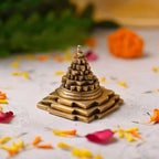 Brass Superfine Maha Meru Shree Yantra (2.5 Inch) Vedansh Craft