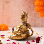Brass Vikakku Kiran Oil Lamp (5.8 Inch) Vedansh Craft