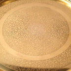 Brass Handcrafted Parat – Traditional Indian Brassware for Elegant Serving (23 Inch) Vedansh Craft