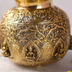 Brass Ashtalakshmi Kodam / Kalash (7.8 Inch) Vedansh Craft