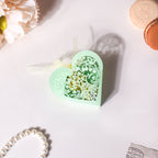 Mint Green Heart Paper Gift Box Set of 20 Nestasia