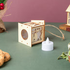 DIY Wooden House LED Christmas Decor Small Nestasia