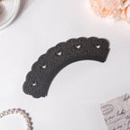 Black Heart Lace Cupcake Wrapper Set of 20 Nestasia