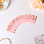 Pink Musical Notes Lace Cupcake Wrapper Set of 20 Nestasia