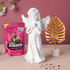 Angel And Leaf Festive Showpiece Hamper Set Of 3 Nestasia