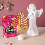 Angel And Leaf Festive Showpiece Hamper Set Of 3 Nestasia