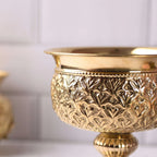 Brass Handcrafted Flower Vase Vedansh Craft