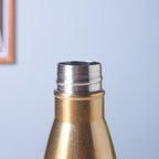 Stainless Steel Water Bottle Gold 500ml Nestasia