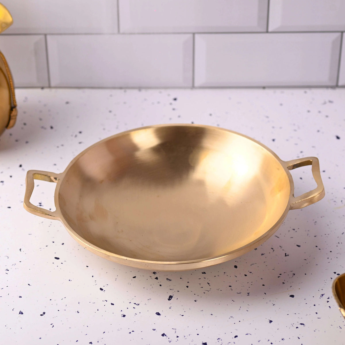 Brass Appam Pan / Frying Pan (12 Inch) Vedansh Craft