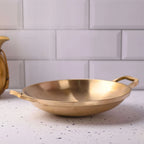 Brass Appam Pan / Frying Pan (12 Inch) Vedansh Craft