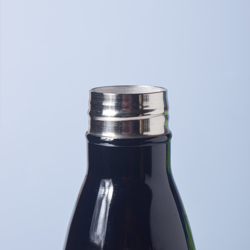 Stainless Steel Water Bottle Black 750ml Nestasia