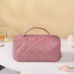 Makeup Pouch Organiser Pink Large Capacity Nestasia