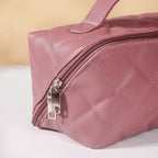 Makeup Pouch Organiser Pink Large Capacity Nestasia