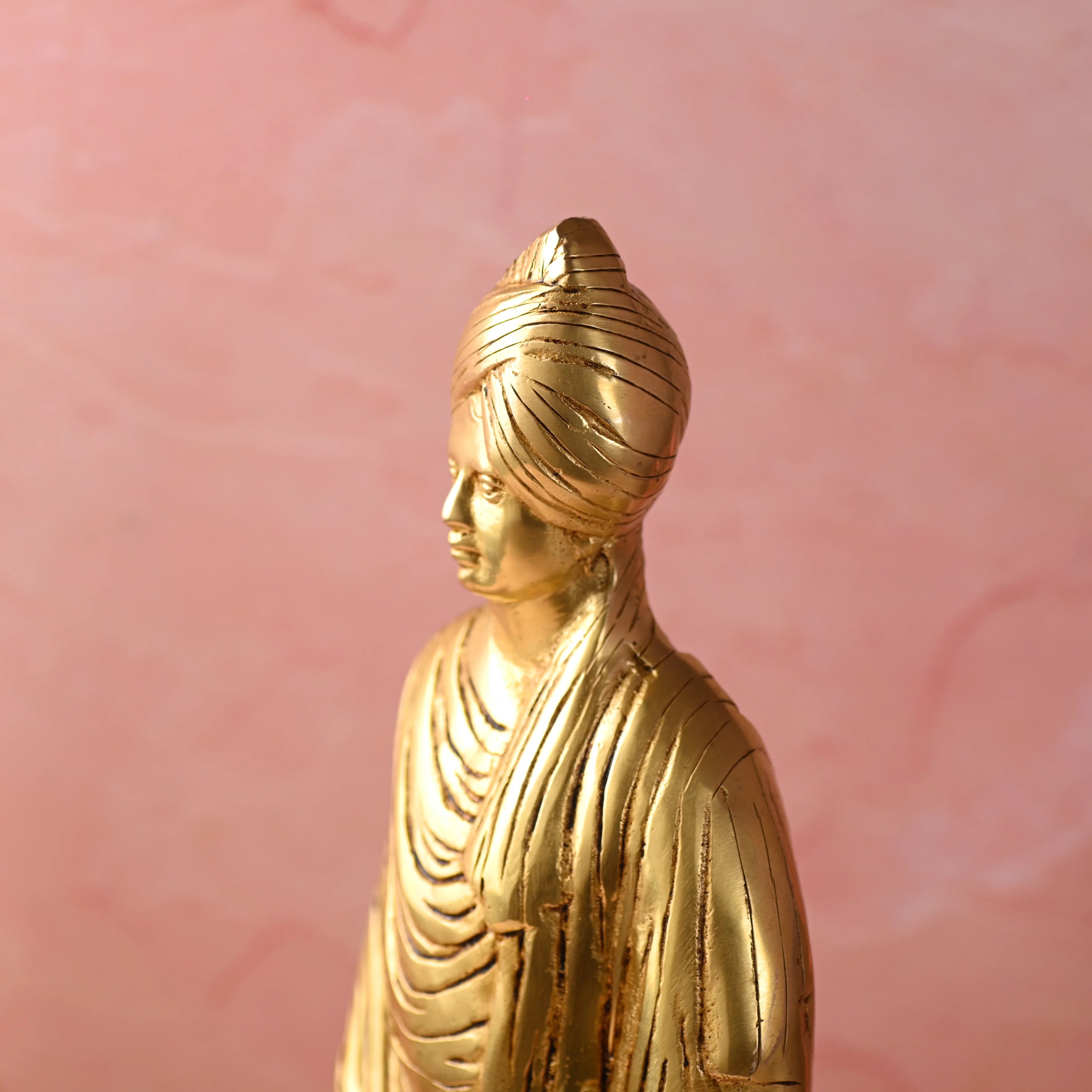 Brass Standing Swami Vivekananda Statue (16.5 Inch) Vedansh Craft