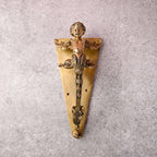 Brass Baby With Wings Door Handle With Base (12.5 Inch) Vedansh Craft