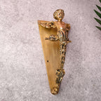 Brass Baby With Wings Door Handle With Base (12.5 Inch) Vedansh Craft