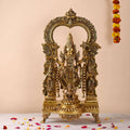 Brass Frame Tirupati Balaji/Venkateshwar Idol (23 Inch) Vedansh Craft
