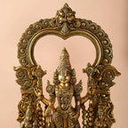 Brass Frame Tirupati Balaji/Venkateshwar Idol (23 Inch) Vedansh Craft