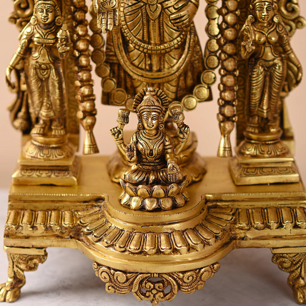Brass Frame Tirupati Balaji/Venkateshwar Idol (23 Inch) Vedansh Craft