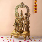 Brass Frame Tirupati Balaji/Venkateshwar Idol (23 Inch) Vedansh Craft