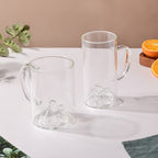 Sleek Glass Iceberg Mug Large 300ml Nestasia