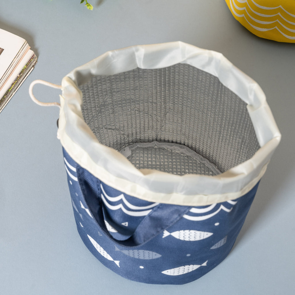 Fish Print Lunch Bag Nestasia