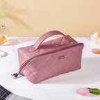 Makeup Pouch Organiser Pink Large Capacity Nestasia