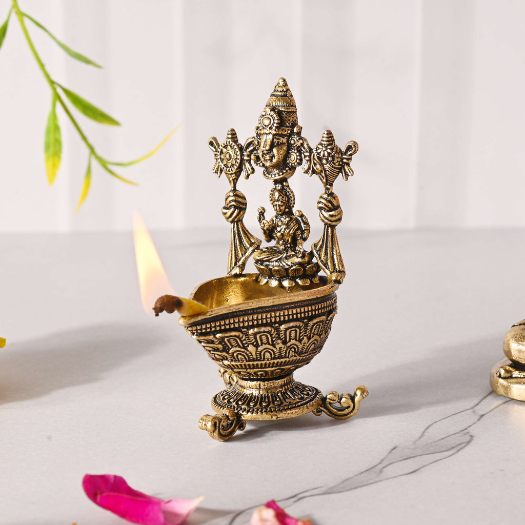 Brass Balaji Lakshmi Lightweight Diya Vedansh Craft
