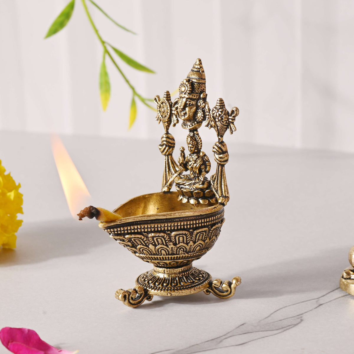 Brass Balaji Lakshmi Lightweight Diya Vedansh Craft