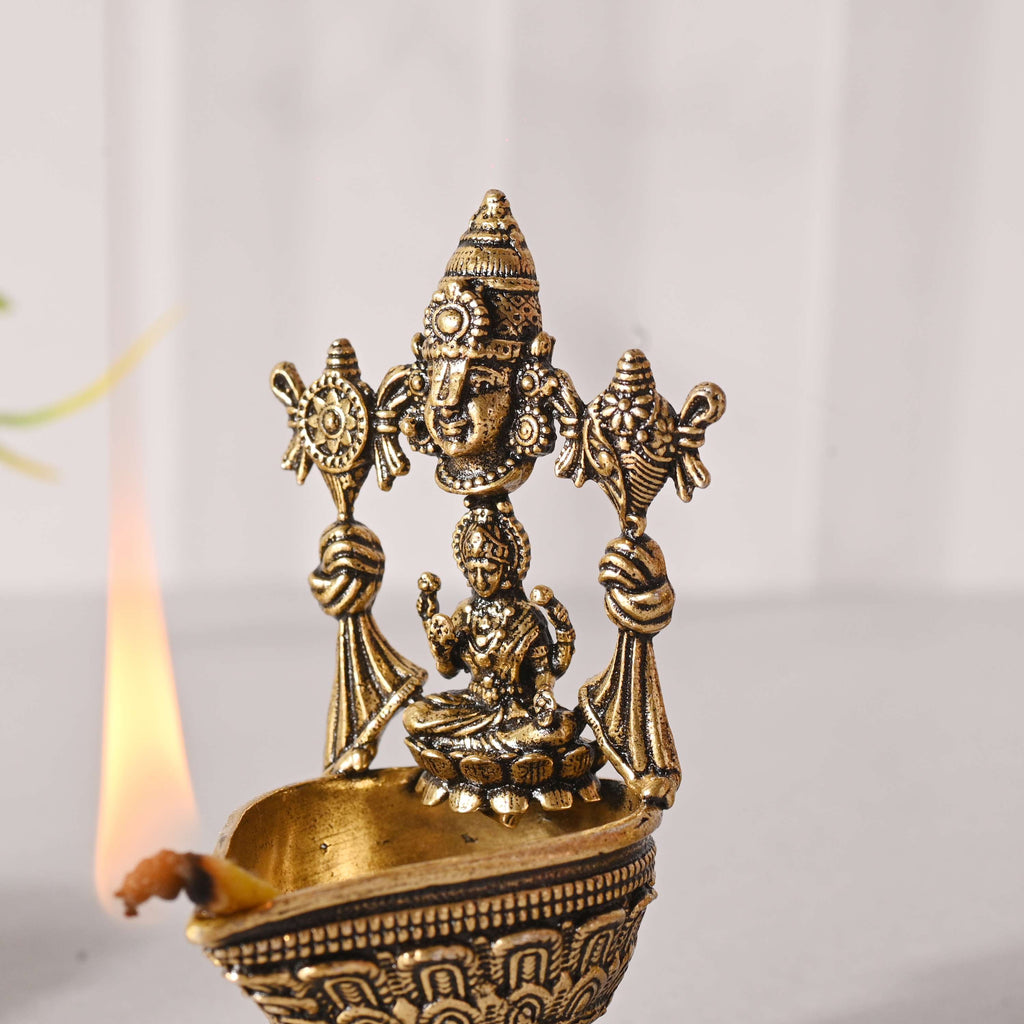 Brass Balaji Lakshmi Lightweight Diya Vedansh Craft