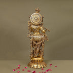 Brass Superfine Standing Krishna Statue/Idol (27 Inch) Vedansh Craft