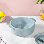 Ceramic Casserole Pots Blue 2 L Nestasia