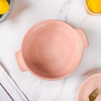 Ceramic Casserole Pots Pink 2 L Nestasia