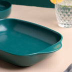 Teal Baking Pan with Handle Nestasia