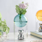 Bear In The Jar Glass Planter Green Nestasia
