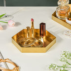 Hexa Decoration Tray Golden Small Nestasia