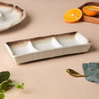 Cavern Clay 3 Section Ceramic Dip Plate Nestasia