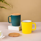 Vibrant Ceramic Mugs Gift Hamper Set Of 5 Nestasia