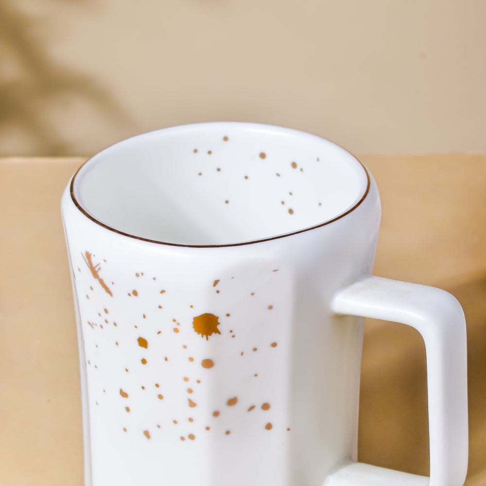 Cara Ceramic White Mug Nestasia