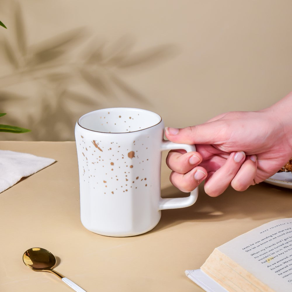 Cara Ceramic White Mug Nestasia