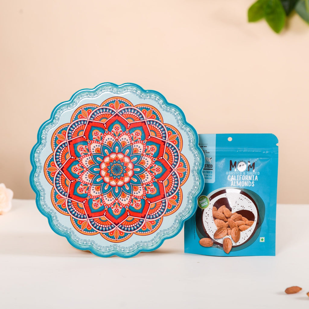 Rakhi With Platter Celebrations Hamper Set Of 4 Nestasia