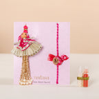 Rakhi With Platter Celebrations Hamper Set Of 4 Nestasia