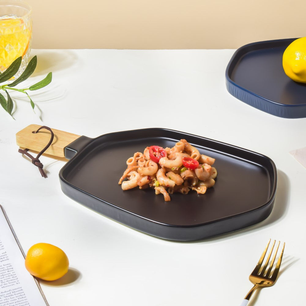 Hexa Plate With Handle Nestasia