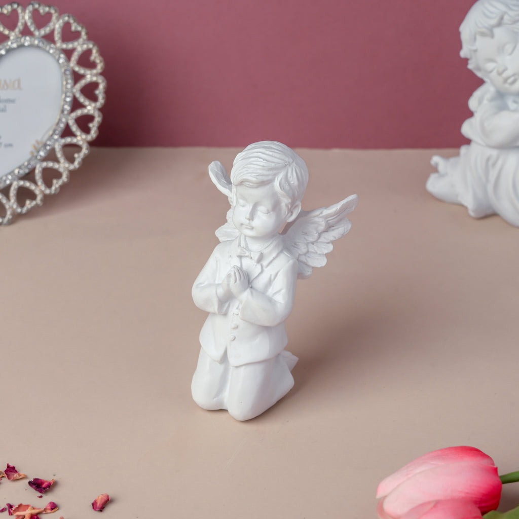 Angel Statue Boy Praying Nestasia