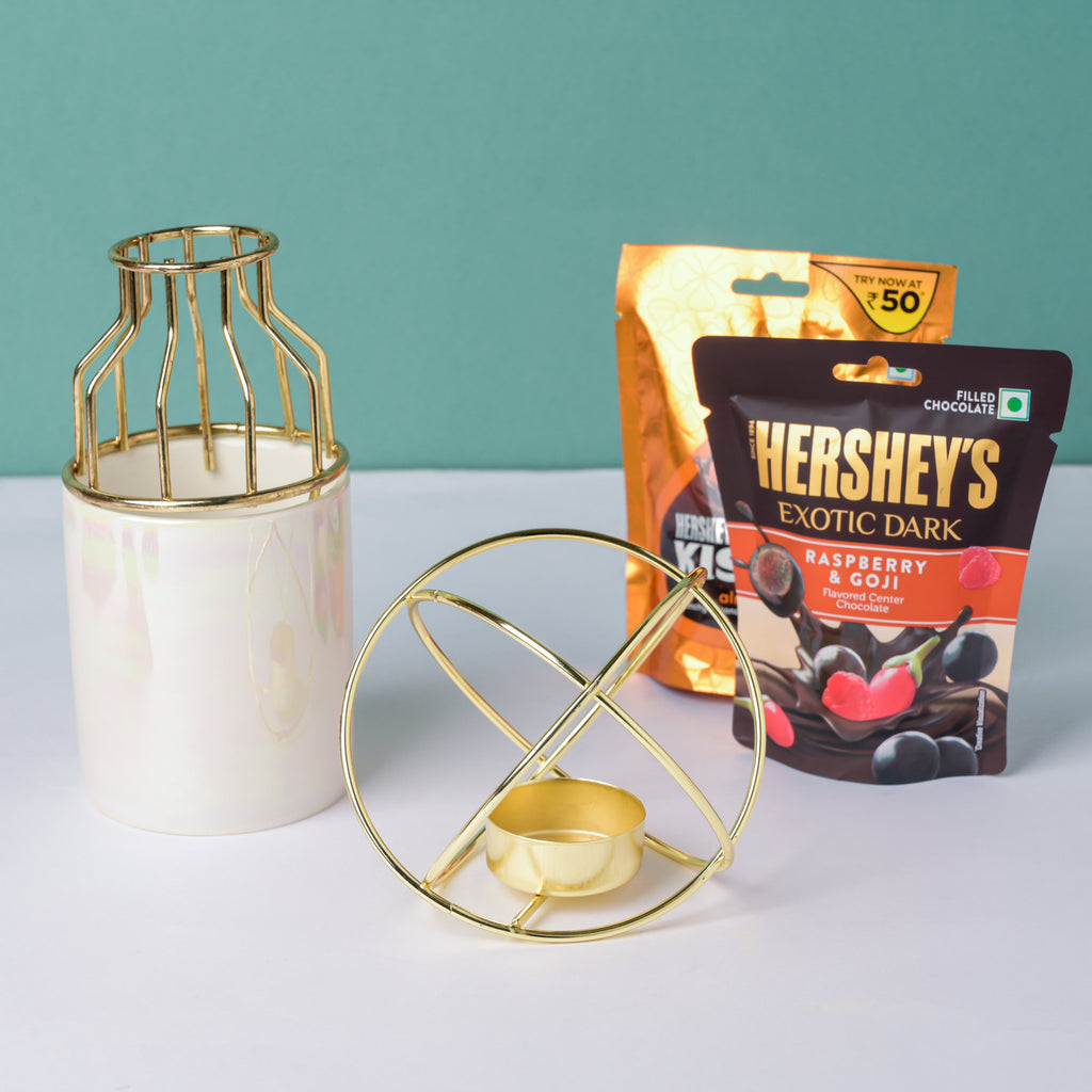 Metallic Magic Festive Gift Hamper Set Of 4 Nestasia