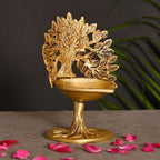 Brass Kalpvriksha Diya (7 Inch) Vedansh Craft