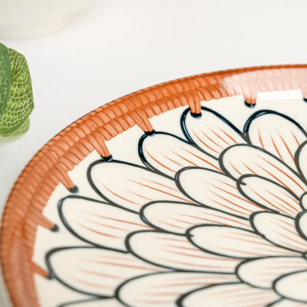 Abloom Ceramic Snack Plate 7.5 Inch Nestasia