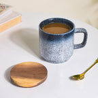 Pebble Glazed Mug With Lid Grey 250 ml Nestasia